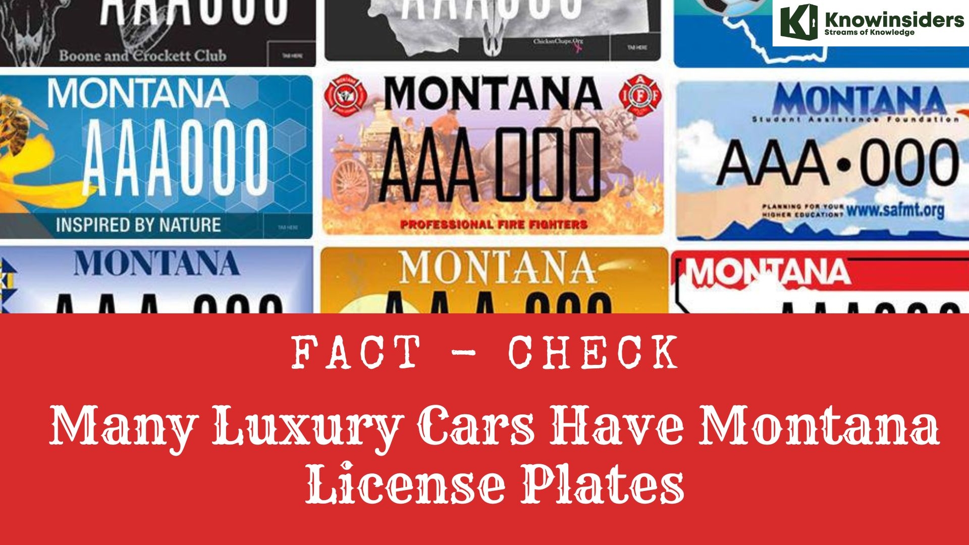 Why Do So Many US Luxury Cars Have Montana License Plates?