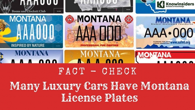 Why Do So Many US Luxury Cars Have Montana License Plates?