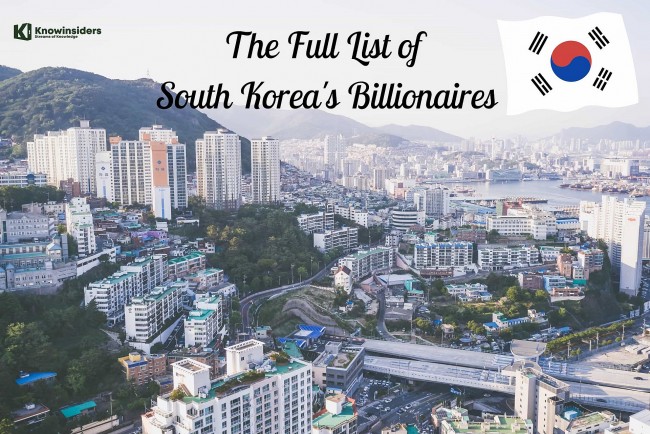 The Full List of South Korean Billionaires - Who Are The Richest People In South Korea?