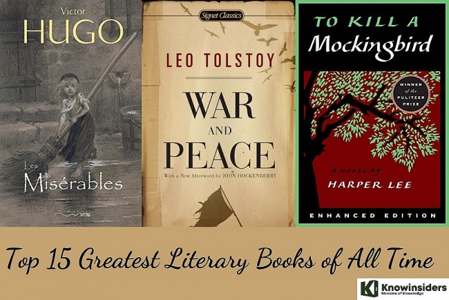 Top 15 Greatest Literary Books of All Time You Must Read