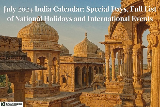 July 2024 India Calendar: Special Days, Full List of National Holidays and International Events