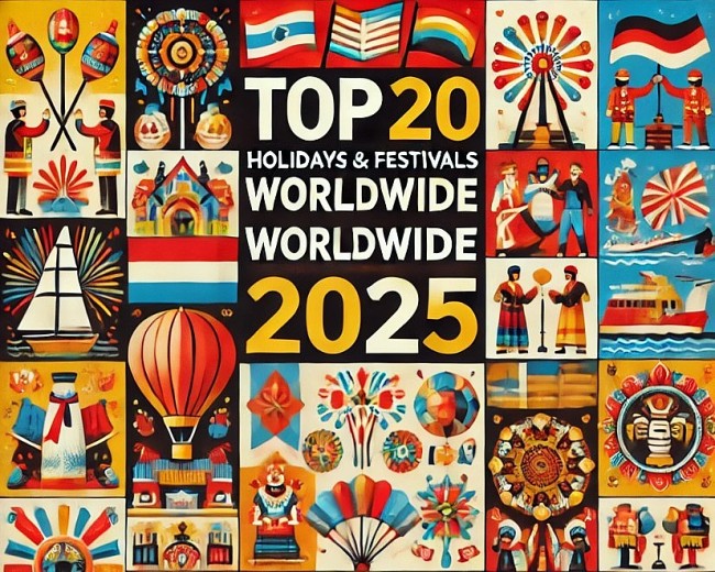 Top 20 Most Popular Holidays and Festivals Around the World in 2025