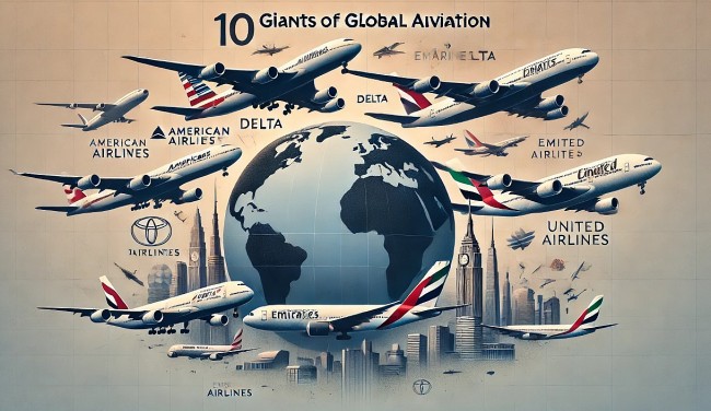 Top 10 Giants of Global Aviation in 2024/2025: Airline Rankings