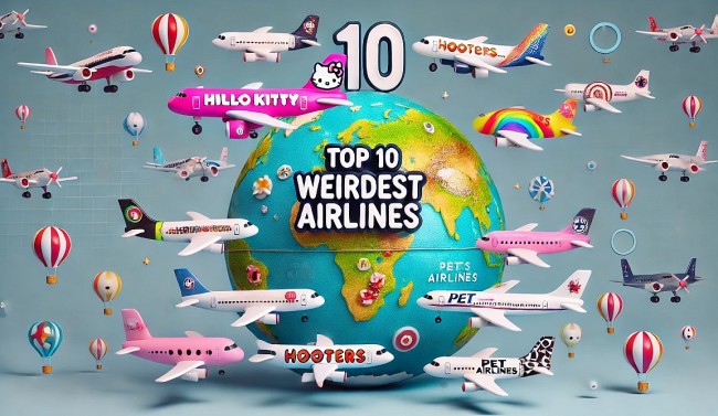 10 Weirdest Airlines: Pet, Massage, Smokers, Hooters and Hello Kitty Jet