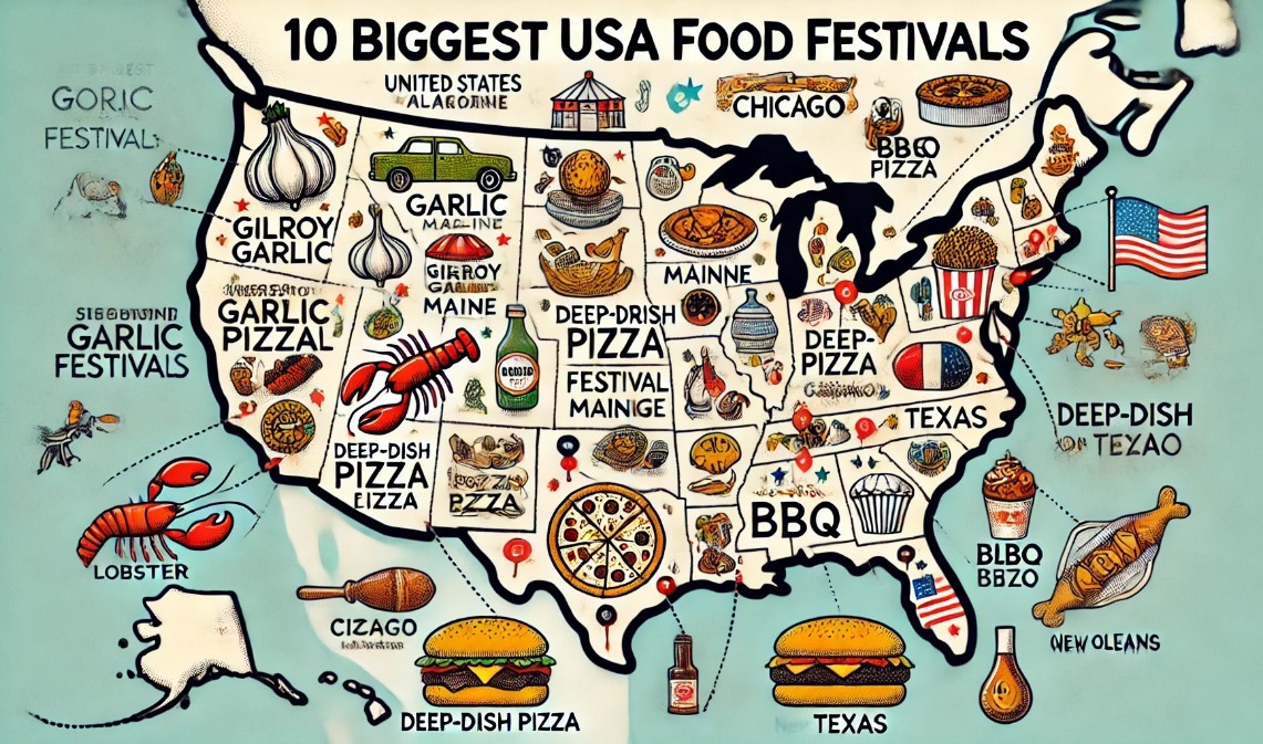 Top 10 Must-Visit Food Festivals in the U.S. 2025 – Where to Eat, Drink & Celebrate