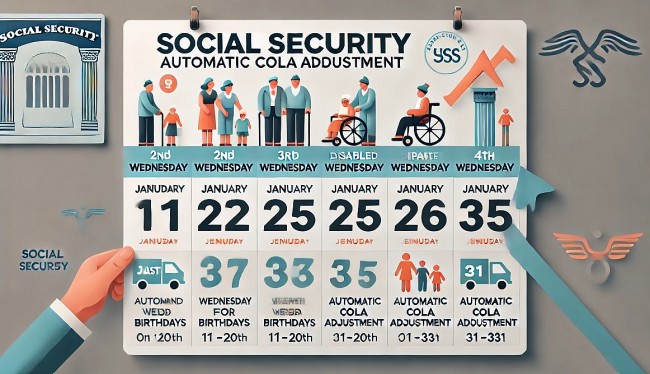 Beneficiaries, Payment Schedules for 2025 Social Security Increase