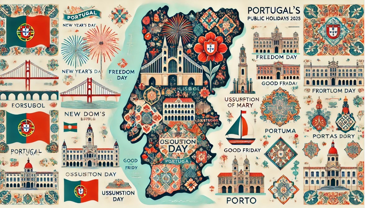 Portugal Calendar 2025 - List of Public Holidays, Significance and Activities