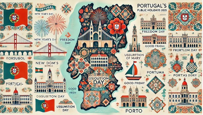 Portugal Calendar 2025 - Public & Regional Holidays, Significance and Activities