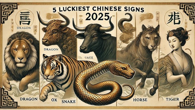 Top 5 Luckiest Chinese Zodiac Signs in 2025: Are You One of Them?