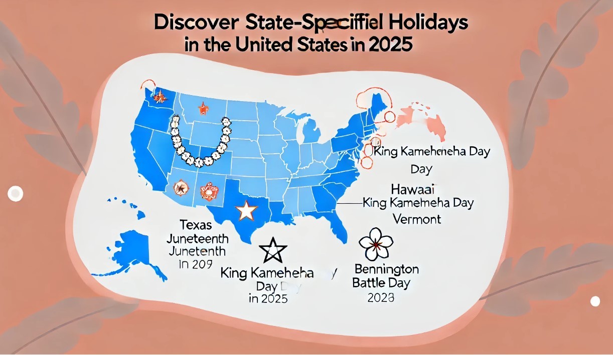 State-Specific Holidays in the United States in 2025