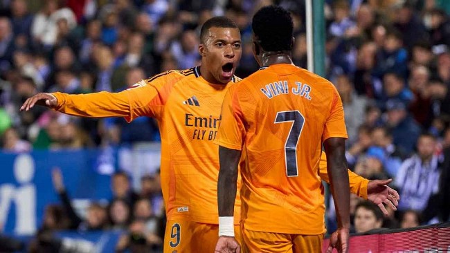 Leganes 0-3 Real Madrid: Jude Bellingham and Kylian Mbappe score