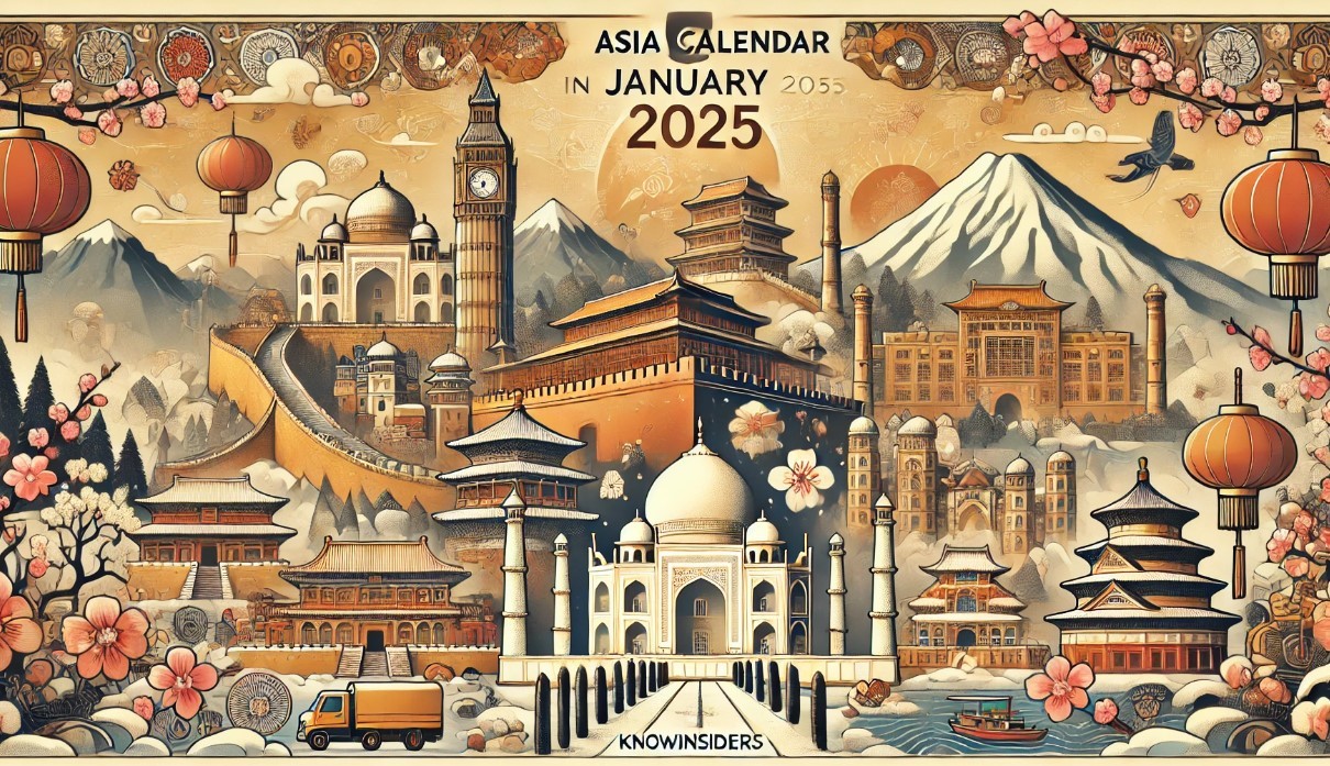 Asia Calendar in January 2025: List of National Holidays, Observances, and Special Days