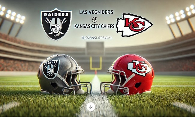 Free Ways to Watch Las Vegas Raiders at Kansas City Chiefs (Black Friday Game)