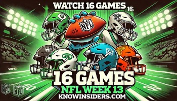 Top Free & Low-Cost Options to Watch NFL Week 13 - All 16 Games (Legally)