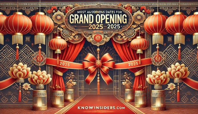 The Most Auspicious Dates for Grand Opening in 2025, by Chinese Calendar