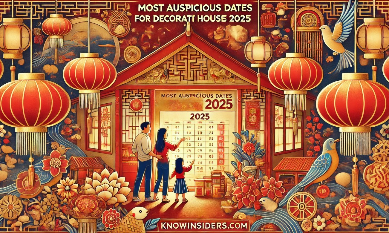 Most Auspicious Dates for Decorating Houses in 2025, By Chinese Calendar