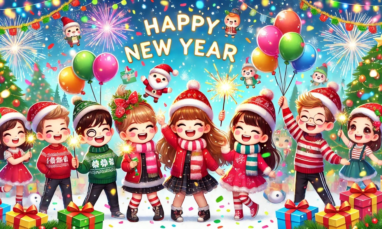 Happy New Year 2025: Top 50 Fun and Inspirational Wishes for Kids