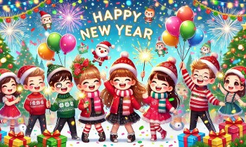 Happy New Year 2025: Top 50 Fun and Inspirational Wishes for Kids