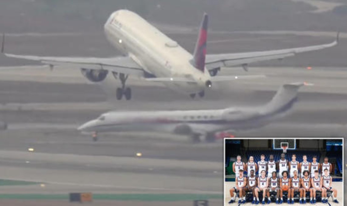 The Moment Delta Airlines Plane Almost Collided with Private Jet at LAX