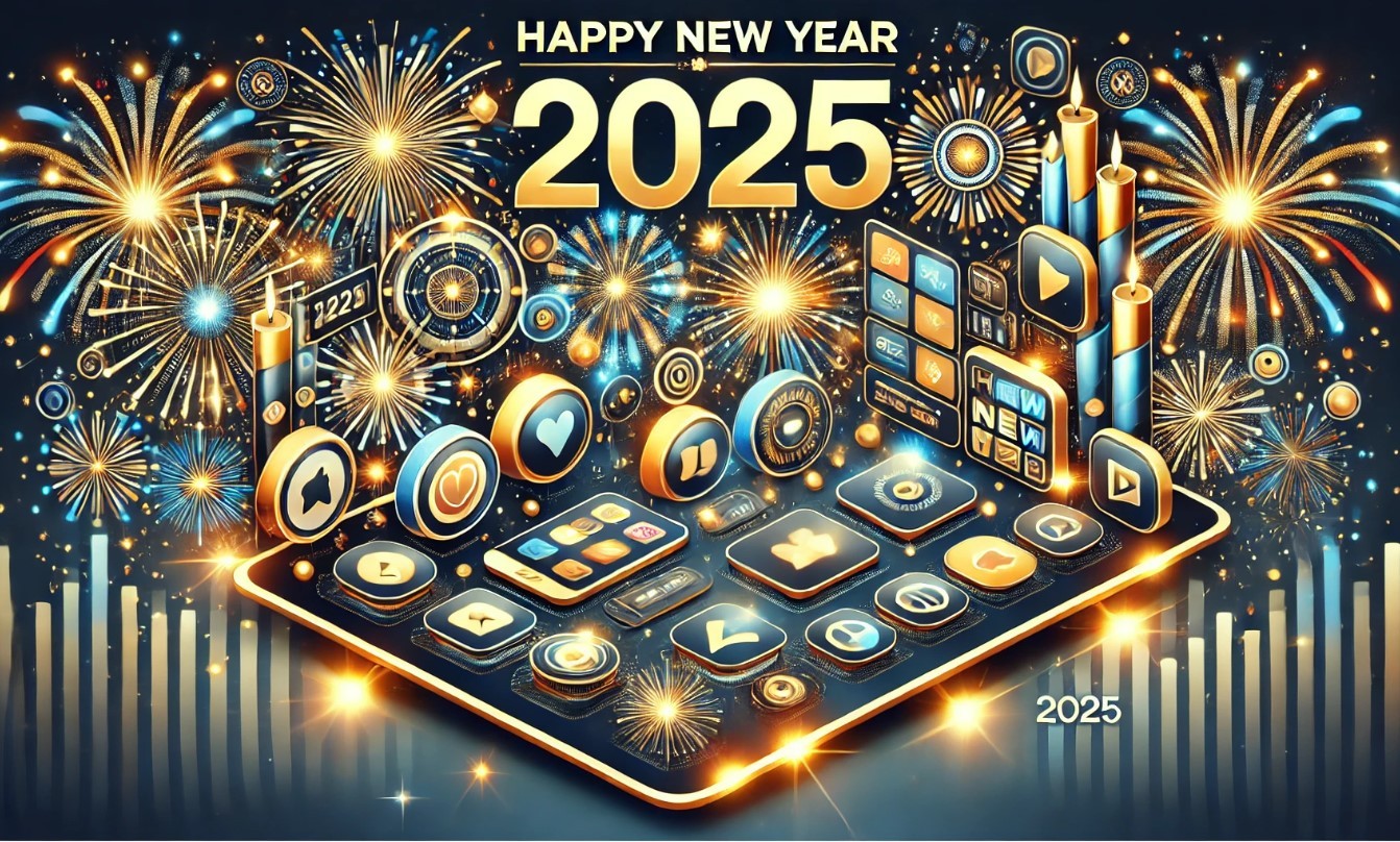 Happy New Year 2025: How to Download Free Wallpapers, Stickers, GIFs, and More