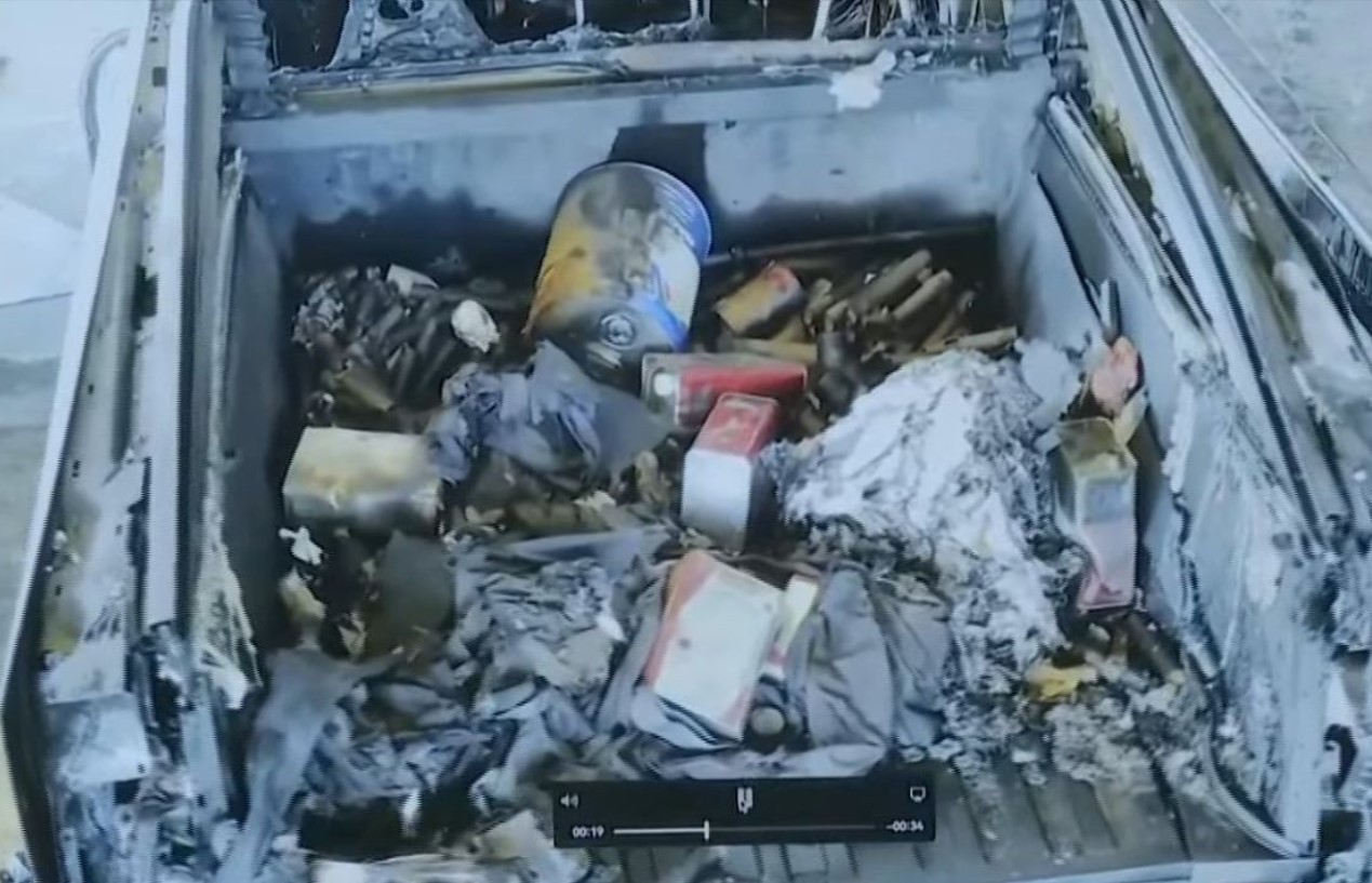 What are Inside 'Tesla Cybertruck Explosion': Gasoline Canisters and Firework Mortars