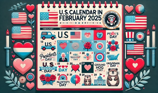 U.S Calendar for February 2025: List of Federal Holidays, Special Days, and International Events