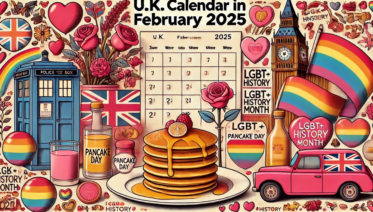 U.K. Calendar in February 2025: List of Bank Holidays, Special Days, and International Events