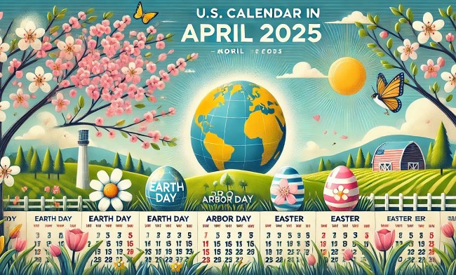 U.S. Calendar April 2025: List of Holidays, Festivals, Special Days, and International Events