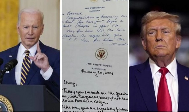 The Full Text: Joe Biden's Outgoing Letter to Donald Trump