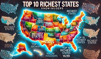 Top 10 Wealthiest U.S. States in 2025 by Median Household Income