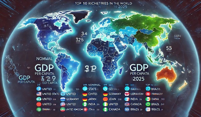 The 10 Richest Countries in the World 2025: A Deep Dive into GDP and GDP per Capita