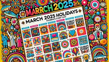 March 2025 Calendar in the US: Full List of Holidays (Day-By-Day)