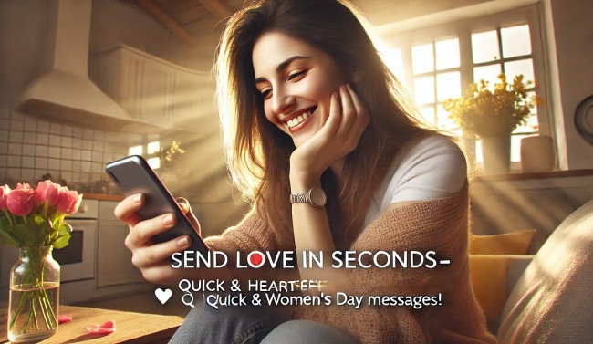 Last-Minute Women’s Day Messages: Quick & Heartfelt Wishes When You’re Short on Time