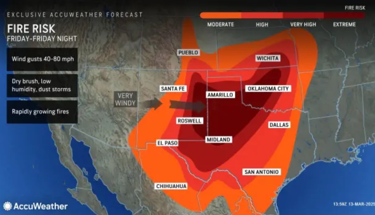 Severe Weather Across the U.S: Tornadoes, Fires, And Dozen Deaths