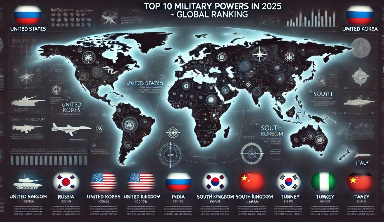 Top 10 Countries with the Strongest Military Power in 2025