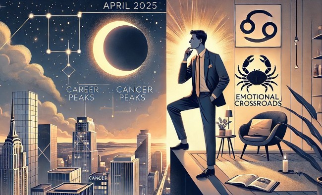 Cancer April 2025 Horoscope: Career Peaks and Emotional Crossroads