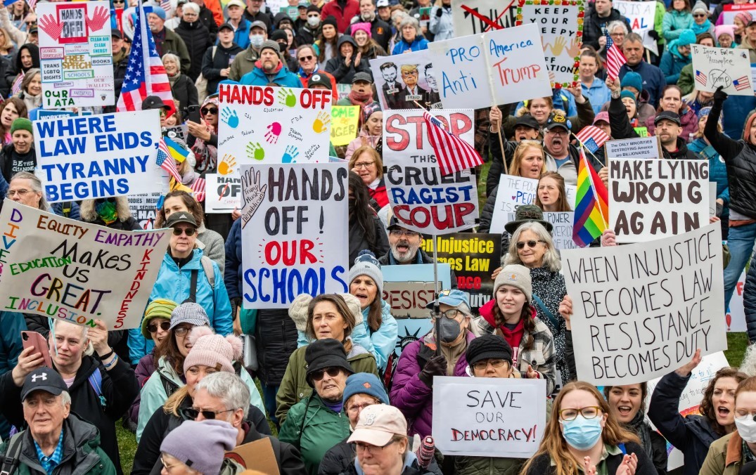 What Is the ‘Hands Off!’ Protest? Why Americans Are Marching in All 50 States Against Trump and Musk