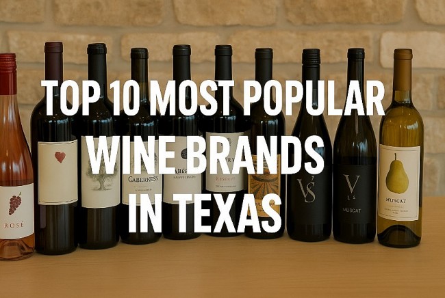 Top 10 Most Popular Wine Brands in Texas: Record Number of International Awards