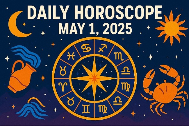 Daily Horoscope for May 1, 2025: Astrological Forecast for All 12 Zodiac Signs