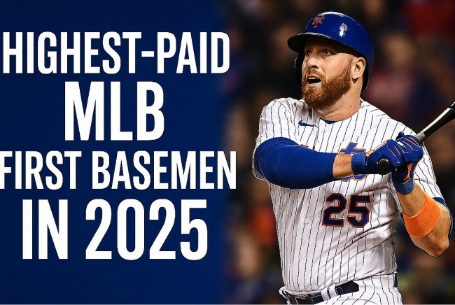 Top 10 Highest-Paid MLB First Basemen in 2025