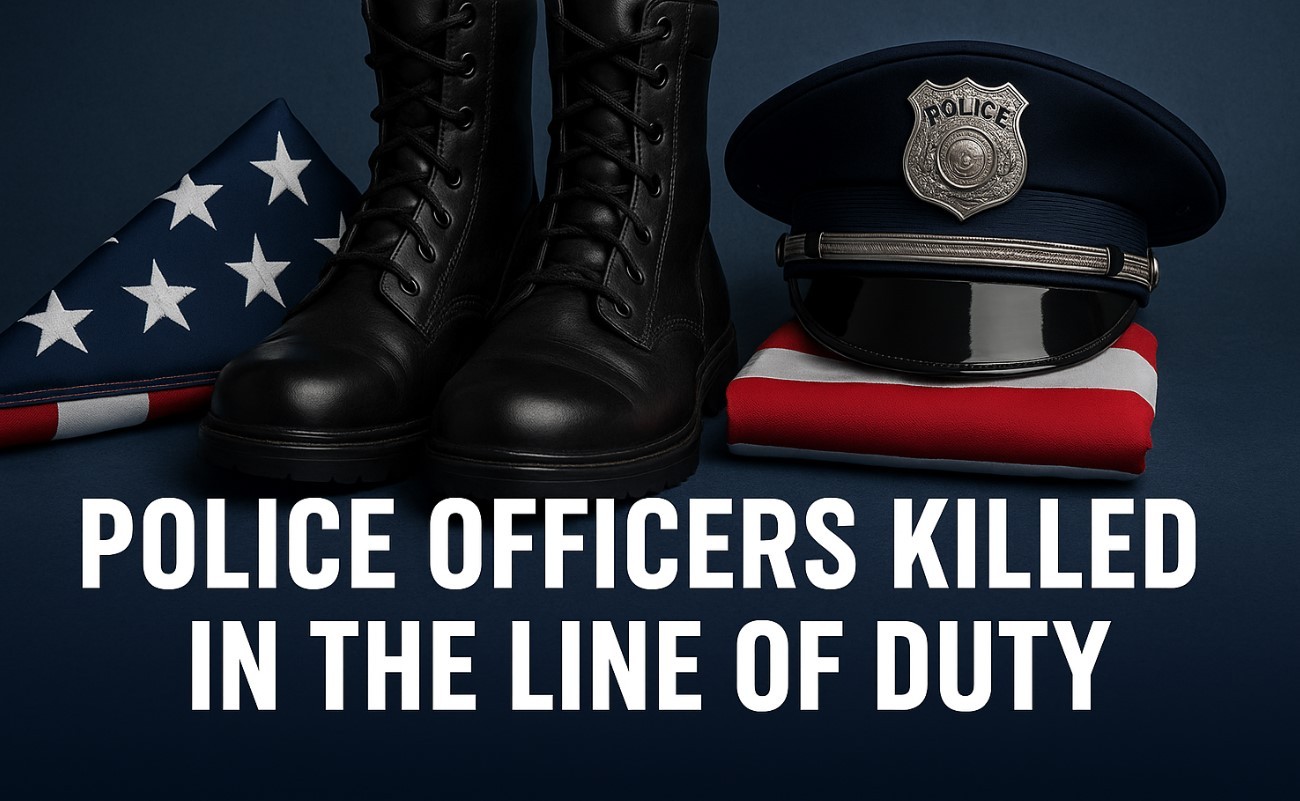 Peace Officers Memorial 2025: 10 U.S. Police Officers Killed in the Line of Duty in 2025