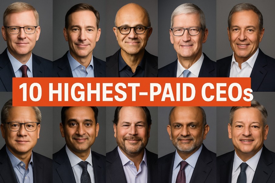 Top 10 Highest-Paid CEOs in the World - 2025