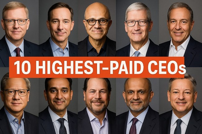 Top 10 Highest-Paid CEOs in the World - 2025