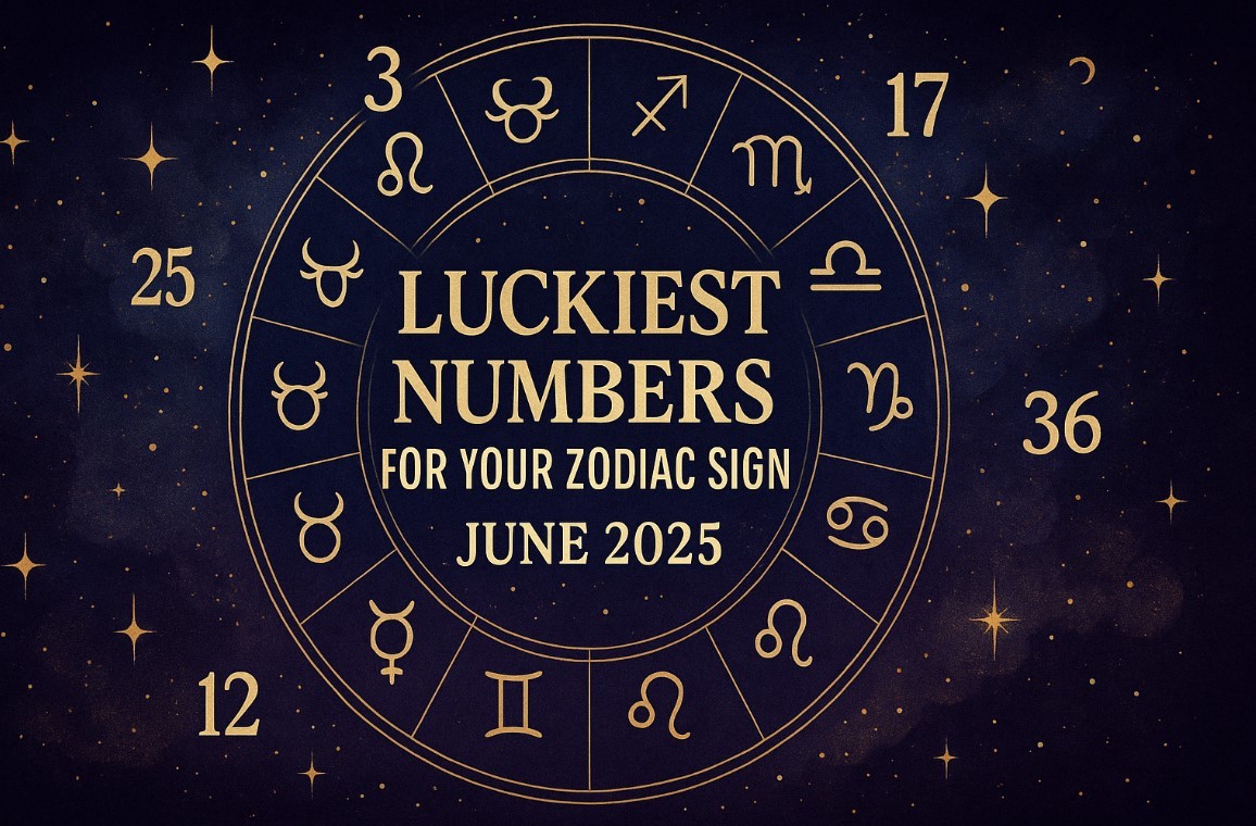 Astrologer Reveals: June 2025 Luckiest Numbers for Your Zodiac Sign