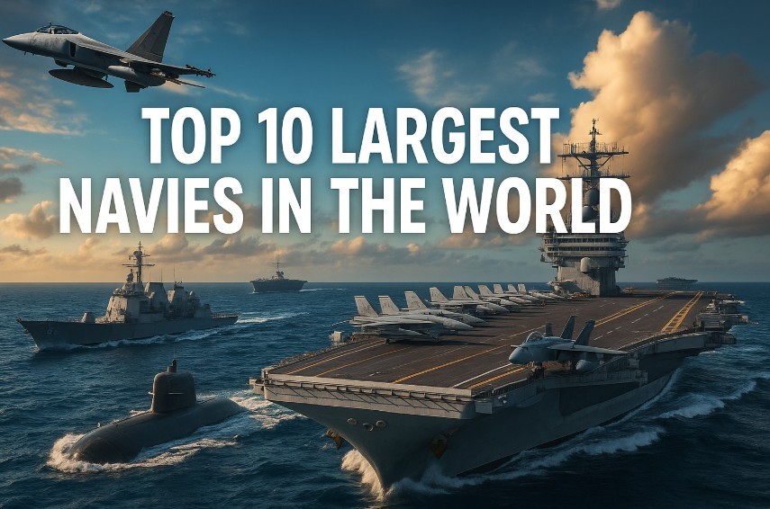 Top 10 Largest Navies in the World in 2025: Fleet Size, Strength, and Strategic Power