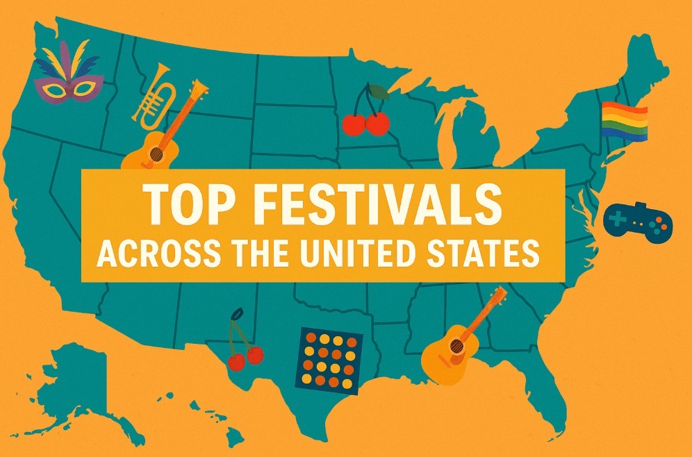 Top 10 Most Popular Festivals Across the United States in June 2025