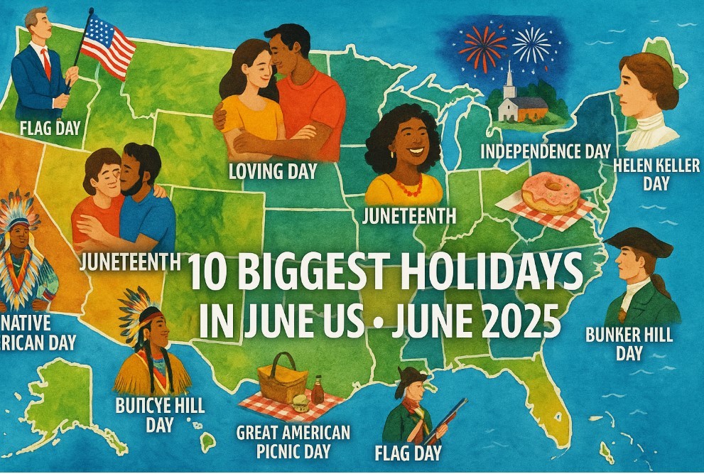 Top 10 Biggest Holidays in the U.S. in June 2025