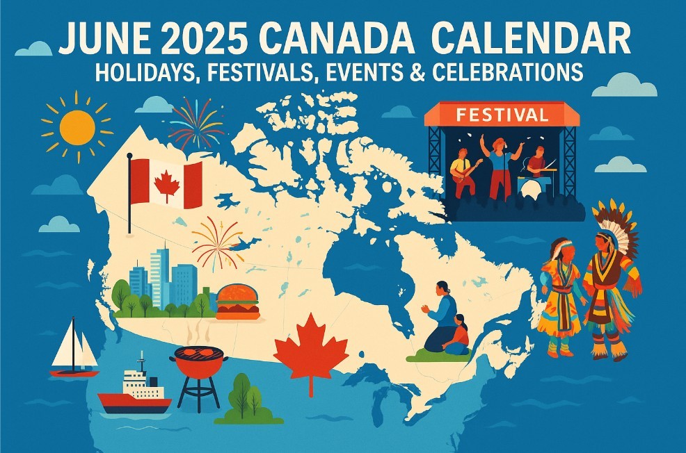 June 2025 Canada Calendar: Full List of Holidays, Festivals, Events & Celebrations