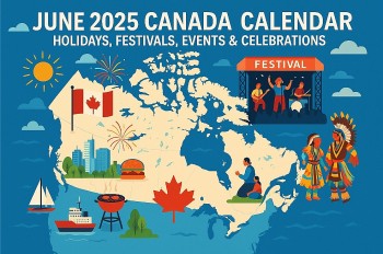 June 2025 Canada Calendar: Full List of Holidays, Festivals, Events & Celebrations