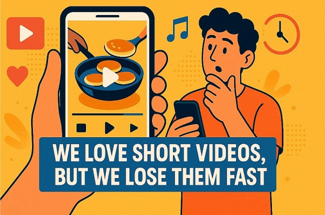 The Practical Benefits of Saving Short Videos in a Rapid-Scroll World